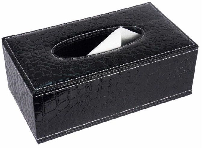 Leather Tissue Box