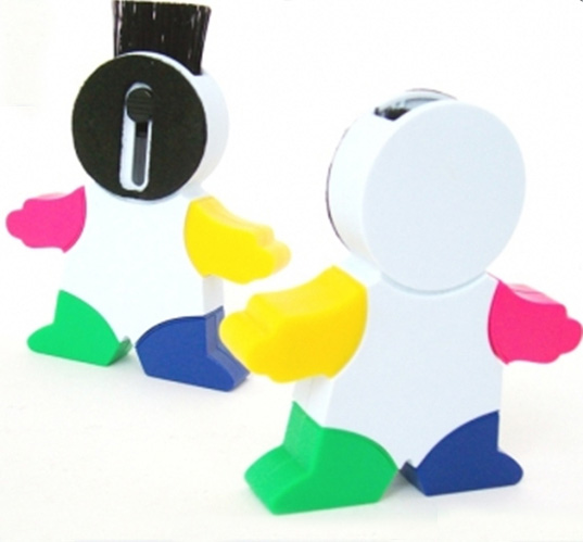 Boy shape highlighter with computer screener 