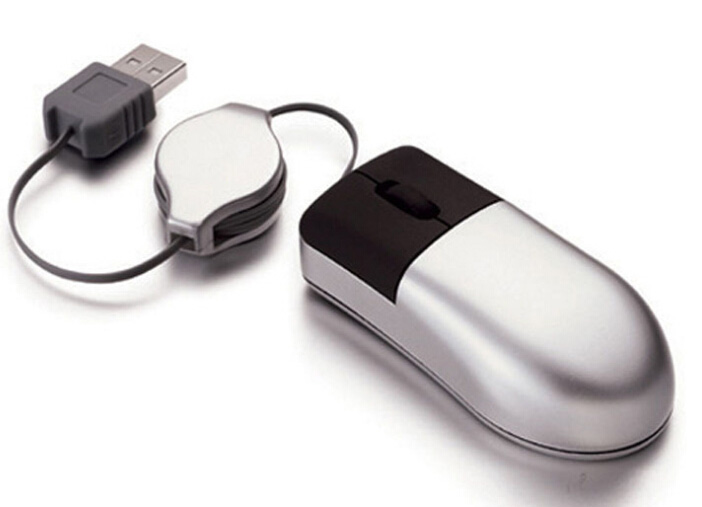 USB Retractable Mouse