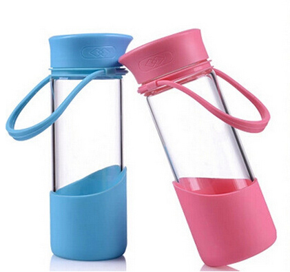 Water Bottle with Silicone