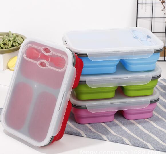 Foldable Silicon Lunch box